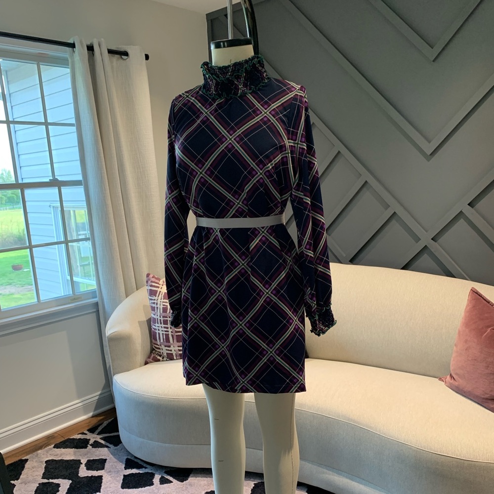 Bcbgeneratin, small, purple long sleeves dress